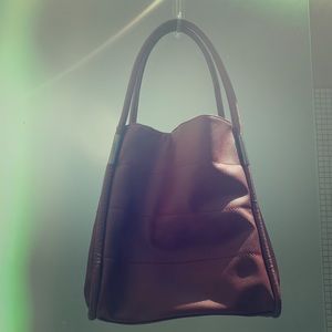 NEW. Neiman Marcus Burgundy Boho Bag